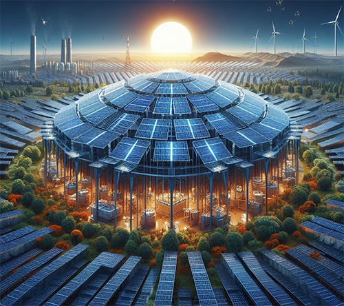 Bifacial solar system