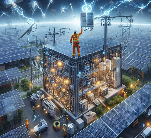 Microinverter solar system